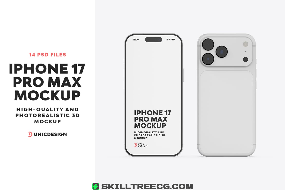 iPhone 17 Pro Max Mockup（729231）-技能树